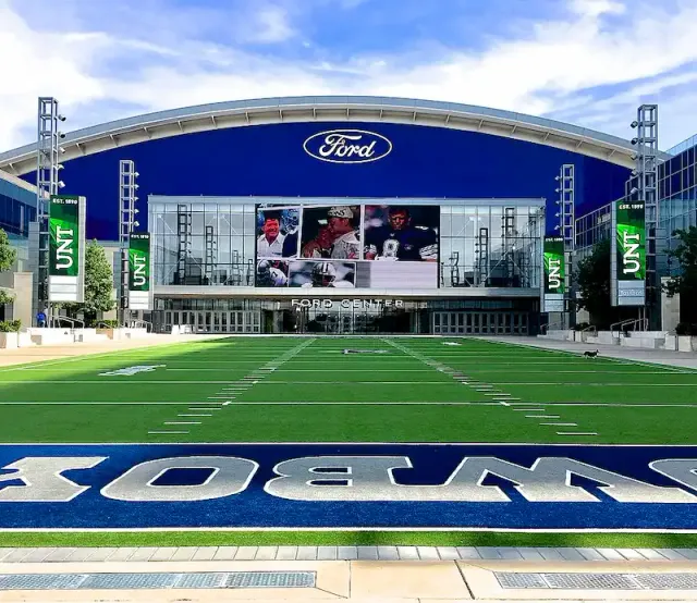 The Ford Center at The Star in Frisco, Texas, is a 12,000-seat indoor stadium within the Dallas Cowboys’ headquarters and training complex, and it also hosts the ATP 500 Dallas Open.