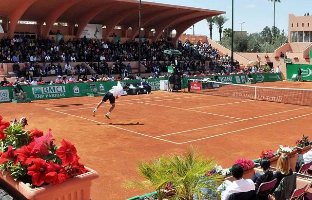 Picture of the Central Court of the ATP 250 of Marrakech